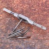 11PCs Mini Screw Tap Set Tapping Tool Screw Machine Accessory