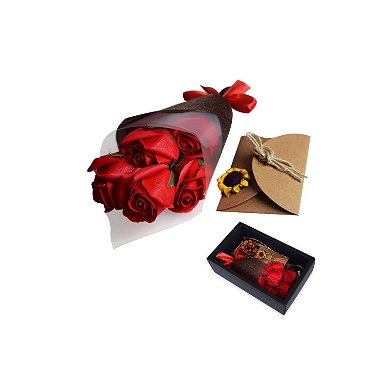 Mikamax - Red Rose Black Box - Gift Set Rose
