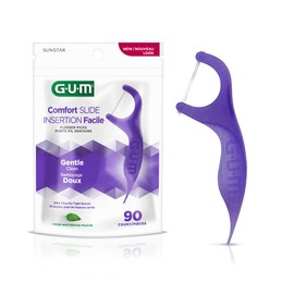Gum Comfort Slide Flosser Picks, 90 count
