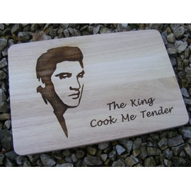 Elvis Presley Gift Idea Wooden Chopping Board Cheese Board Placemat