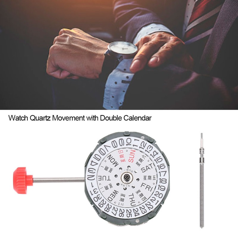 Female Watch Quartz Movement with Double Calendar for 2035 2105