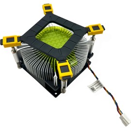 CPU Cooler for Intel i3/i5/i7 LGA115x – Compatible with 1150/1151/1155/1156 Socket – Quiet Fan & Aluminum Heatsink – Desktop PC Cooling Solution – Easy Install