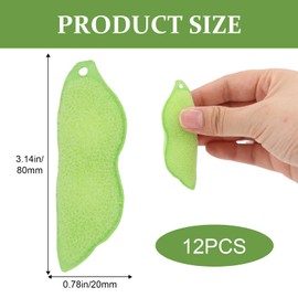 12 PCS Magic Beans Bottle Cleaner Bottle Cleaning Beans Beans Bottle Cleaning Sponge Reuseable Bottle Cleaning Sponge for Internal Cleaning of Small Mouth