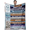 Ekpvgit Christmas Blanket Gifts for Brother, Brother Gifts from Sister,