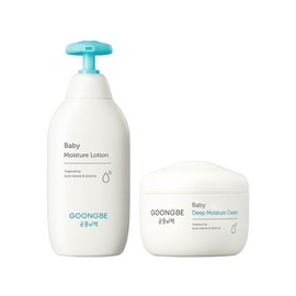 Gungjungbibaek Baby Deep Moisture Cream 100ml + Moisture Lotion 350ml + Free Gift / 궁중비책 베이비 딥 모이스처 크림 100ml+모이스처 로션 350ml +사은품 증정