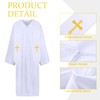 Jiuguva 2 Pcs Clergy Robes Priest Costume Set Women Pulpit