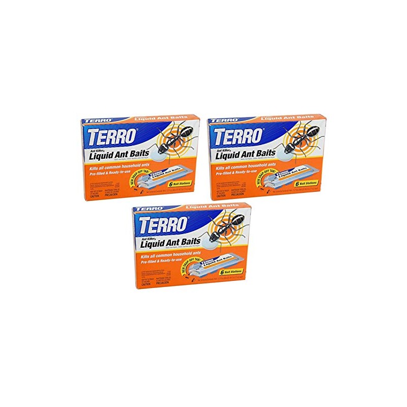 Terro T300 Liquid Ant Baits - 3 Pack (18 Total