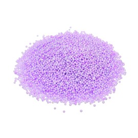 MECCANIXITY Foam Beads Foam Balls 2-3mm for Wedding and Party Decorations, Tiny Packing Balls, Arts DIY Crafts Supplies (Purple,1 Pack Approx 8000pcs)