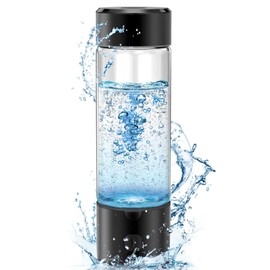Hydrogen Water Bottle, Hydrogen Water Bottle Generator, Upgraded SPE/PEM Tech, 460 ml