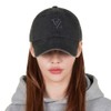 VARZAR Bazaar 3D Monogram Pigment Over Fit Ball Cap, 6