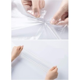 Chahua Food Storage Bag on a roll, Food Saver, Sandwich, Plastic Produce Bags, Quality Clear Plastic Bag, Excellent for Storing Breads, Pastry, Fruits, Vegetable & More… (200, 17cmx25cm)