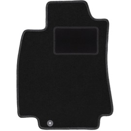 Wielganizator Car Mat - Fits Nissan Tiida C11 Hatchback, Saloon 2004-2012 - Velour - Car Accessories - Practical Car Mat - 1 Piece - Black
