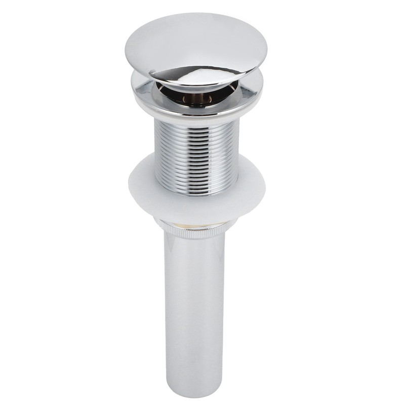 Bathroom Sink Drain Electroplating Popup Wash Basin Drainer Stopper NonOverflow(Popup