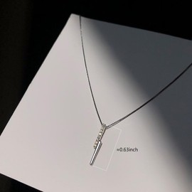 TEFEIMEI 925 Sterling Silver Necklace,Daily Style,Mother's Day,Christmas, Anniversary and Valentine's Day Gift