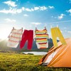 Clothes Pegs, Pack of 24, Windproof Plastic Clips with Lanyard,