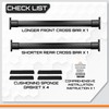 Roof Rack Cross Bars for 2022-2024 Jeep Grand Cherokee, 2021-2024