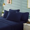 BYSURE 6 Pieces Bed Sheets Set(Queen, Blue Navy) - Hotel