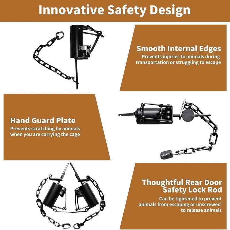 Dog-Proof Animal Catcher with Leverage Tool, Instant Catch & Release