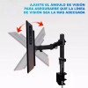 EGTMA Soporte Para Monitor De Mesa Tv Doble Para Montaje