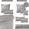 Pure Label Mako Satin Damask Striped Cushion Cover 40 x