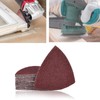 TOP-VIGOR 15Pcs 80 Grit Detail Sander Sandpaper Triangular Sanding Hook