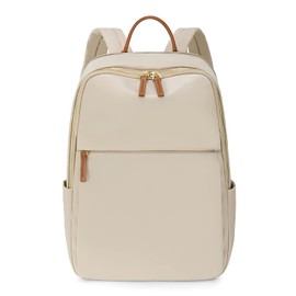 DORRISO Fashion Women Backpacks Travel Daypack for 14 or 16 inch Laptop Lightweight Casual College Bag Large Capacity Schoolbag Vacation Waterproof Ladies Rucksack L Brown