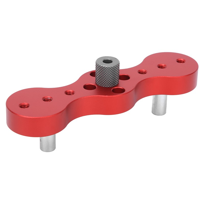 Woodworking Dowel Drill Guide Jig Positioner Aluminum Alloy 6/8/10mm Hole