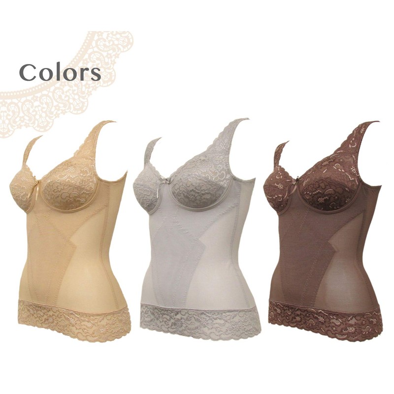 TAMURA EPARINA TPP17 Lady Makeup Body Shaper, Gray, 1.5 gal