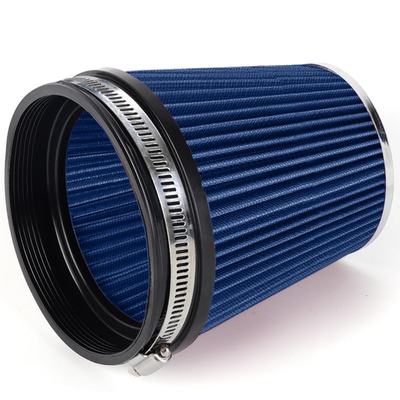 6" Inlet Cold Air Intake Filter Cone Replacement Performance Washable