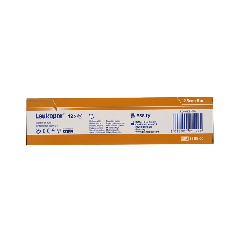 LEUKOPOR 2,5 cmx5 m 12 St
