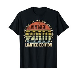 Vintage 2010 Limited Edition 15-Year-Old Gifts 15th Birthday T-Shirt