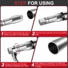 6 PCs Pipe Tap Set - Precision Carbon Steel NPT