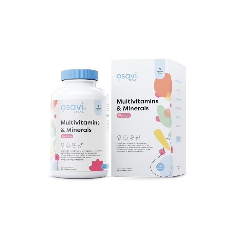 Osavi Multivitamins & Minerals Woman - 180 Vegan caps