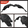 A-Premium Pair Front Inner Fenders Liner Splash Shield Set -