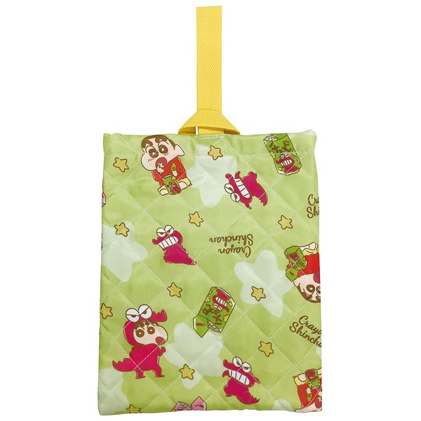 I Planning Crayon Shin-chan Quilted Shoe Case, Chocoloby, W 8.7 x H 11.0 inches (22 x 28 cm), N22338A