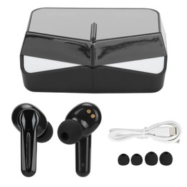 Gaming Wireless Earbuds Bluetooth 5.1 Gaming Stereo Independent Dual Host Wireless HeadsetBlack