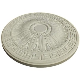 Ceiling Rose Lightweight Strong Resin Rose - 515mm 'June'