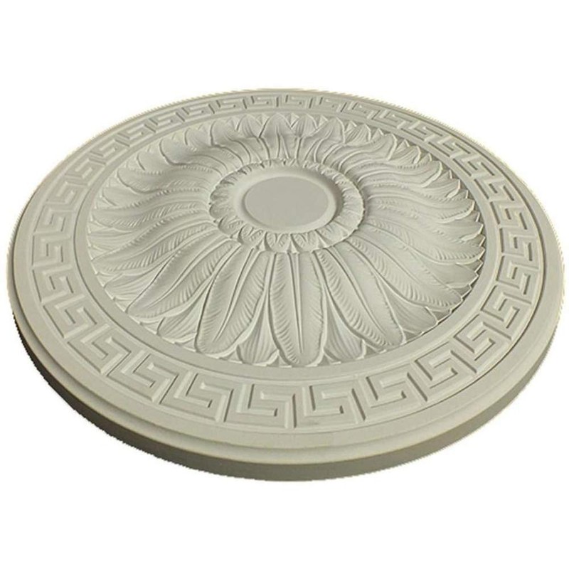 Ceiling Rose Lightweight Strong Resin Rose - 515mm 'June'
