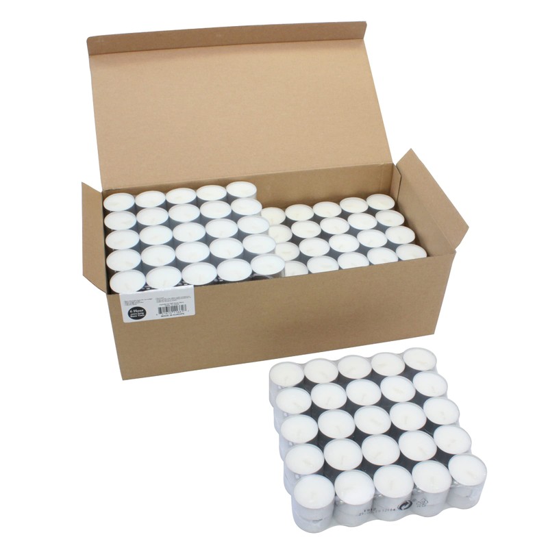 Stonebriar 300 Pack Unscented Tea Light Candles with 6-7 Hour