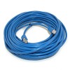 MyCableMart 50ft Cat5E Shielded Ethernet RJ45 Patch Cable,Stranded,Snagless Booted,Blue