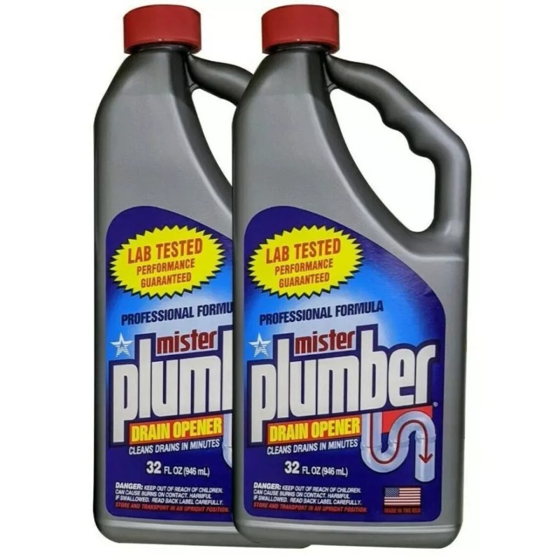 Mr Plumber 2 X Mister Plumber Drain Opener Drain Cleaner