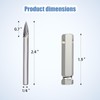 neeki 1/4“ Carbide Steel Reamer Drill Bit，Double-Cut Burr for Tire