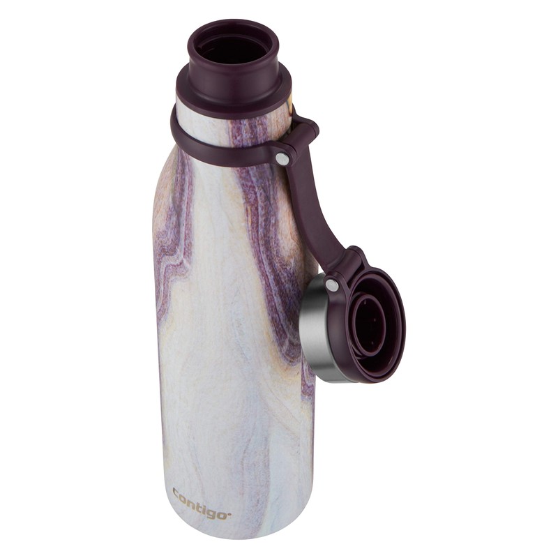 Contigo 2045470 Couture THERMALOCK vakuumisolierte Edelstahl-Wasserflasche, Sandstein