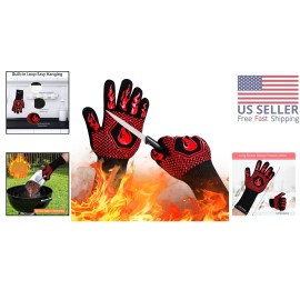 Versatile 1472°F Heat Resistant Gloves - Essential for BBQ, Cooking & Baking