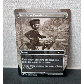 1 x Swords to Plowshares Non-Foil Magic Con Amsterdam EXCLUSIVE In Hand