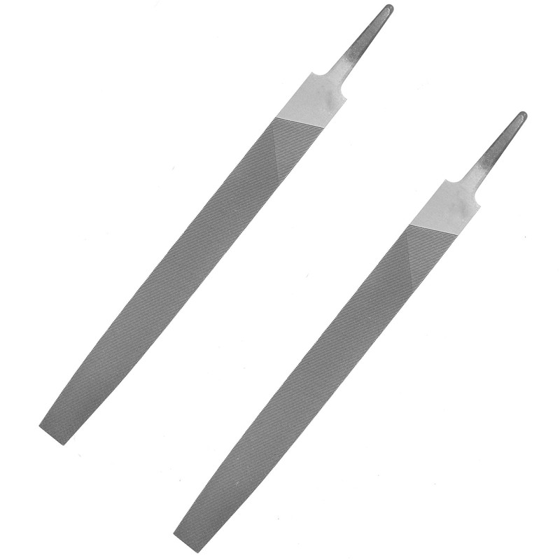 Axe File Sharpener Set 2PCS 8inch, SKZIRI Flat Metal Axe