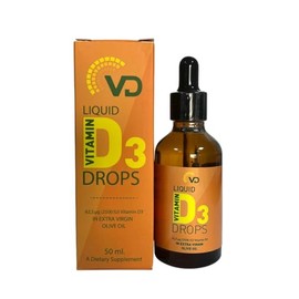 Vitamin D 2,500 IU | Optimal Absorption | High Strength Vitamin D3 Liquid for Bone Health and Immune Booster