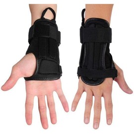 Impact Wrist Guard Fitted Wrist Brace Wrist Support for Snowboarding, Skating, Motocross, Street Racing, Mountain Biking, Weightlifting - Size: Large