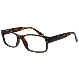 The Reading Glasses Company 2 Pack Mens Brown Tortoiseshell Large Designer Style Readers Spring Hinges RR11-2 +1.00