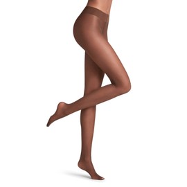 FALKE Women's Matt Deluxe 20 DEN W Ti Sheer Plain 1 Pair Tights, Brown Brenda 5179, S-M